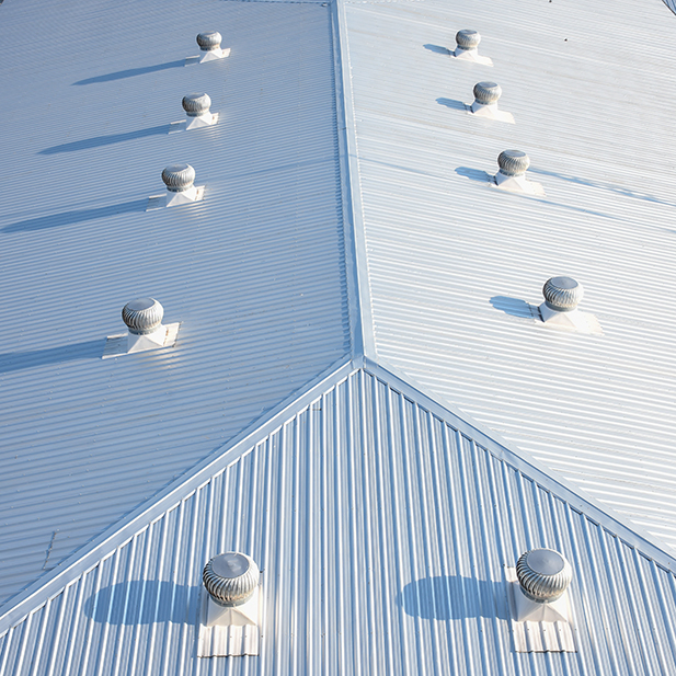 commercial metal roofing landing